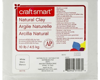 Air-dry Clay, White, 10lbs All-purpose Modeling Clay for Sculpting