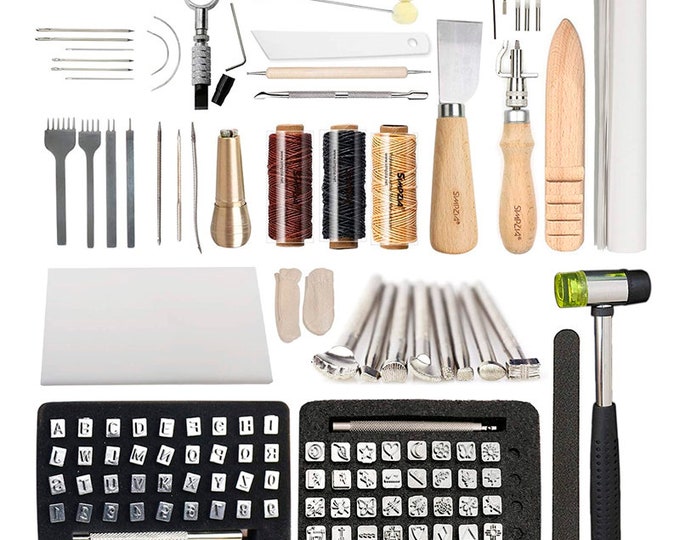 119PCS Leather Tools Leather Craft Stamping Tools With 36PCS Etsy