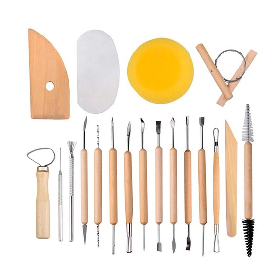  19Pcs Leather Working Tools, Leather Tooling Kit for