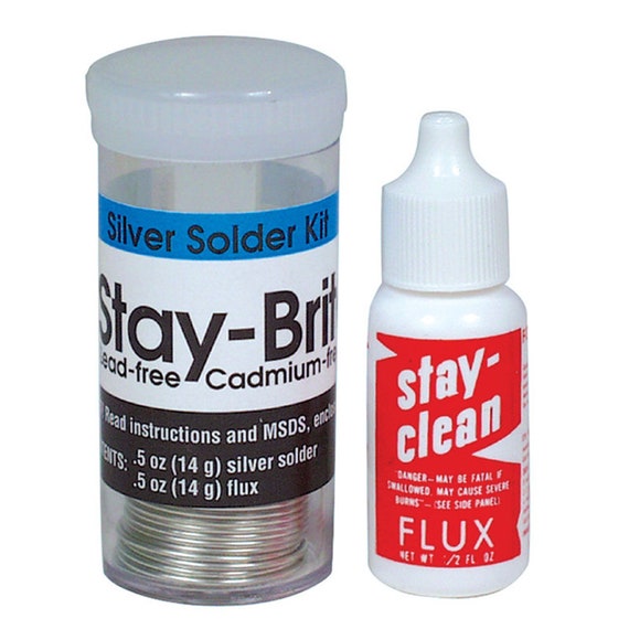 Stay Brite Silver Solder and Flux 1/2 Oz. Each Etsy
