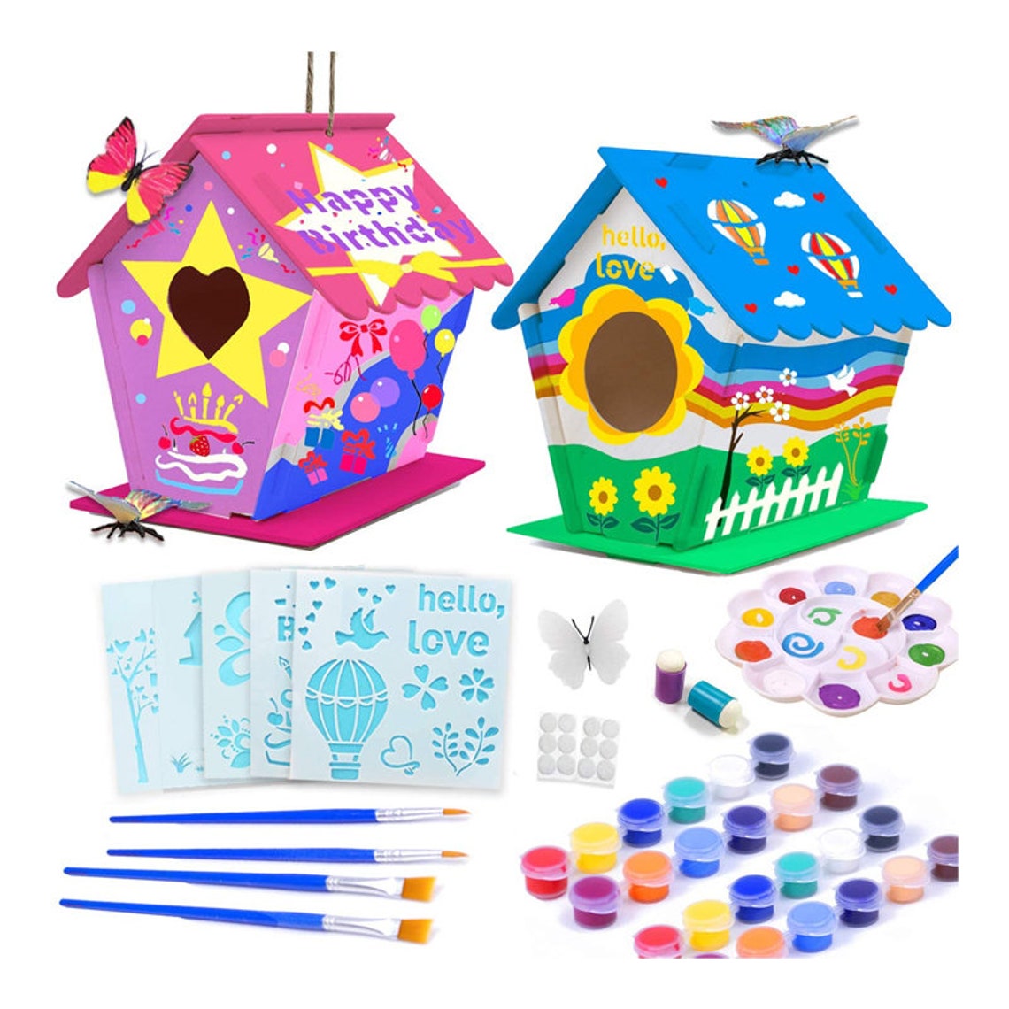 DIY Bird House Kit 2pack Crafts for Children to Build and Etsy