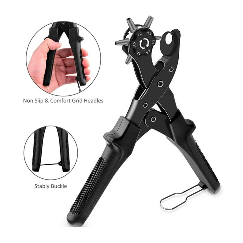 Leather Hole Punch Set Revolving Punch Hole Tool Kit Includes Etsy