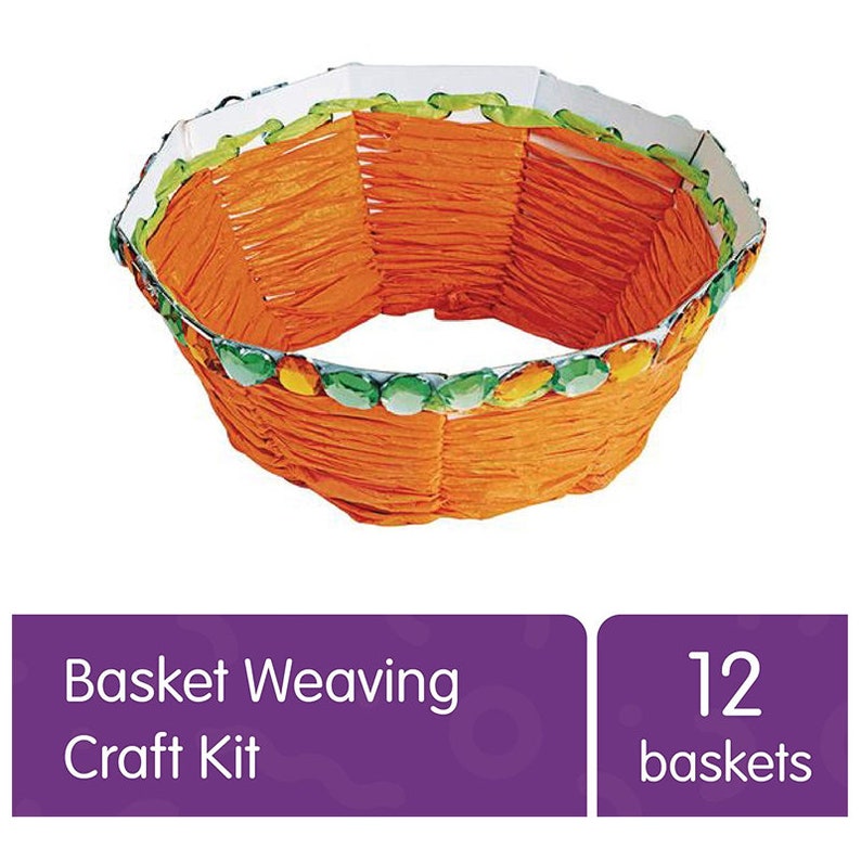 Basket Weaving Kit Set of 12 Weaving Kit for Kidsfun Crafts Etsy