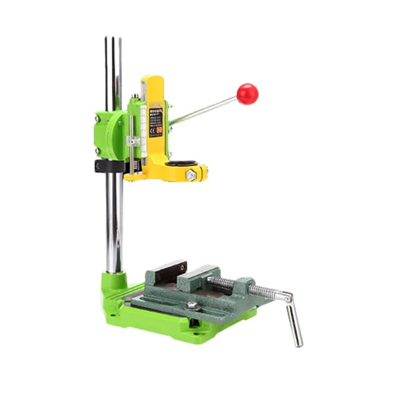 Floor Drill Press Stand With Cast Iron Vise/rotary Tool Etsy