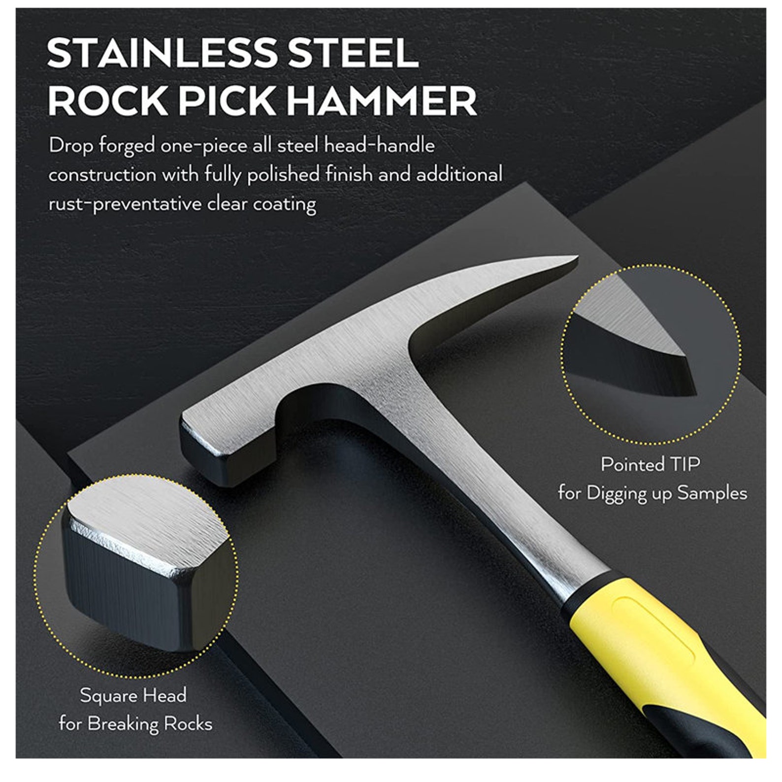 Simple Geology Rock Pick Hammer Kit32 Oz. Hammer With 12 Etsy