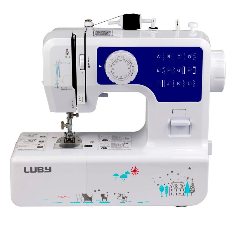 Luby Sewing Machine for Beginners With 12 Stitches and Free Etsy