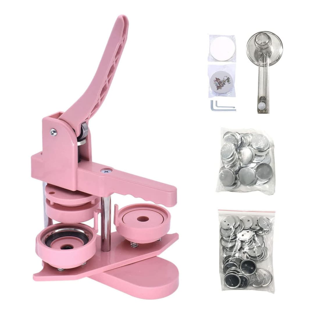 Installationfree Button Badge Maker Machine, 58mm 2.25in DIY Pin