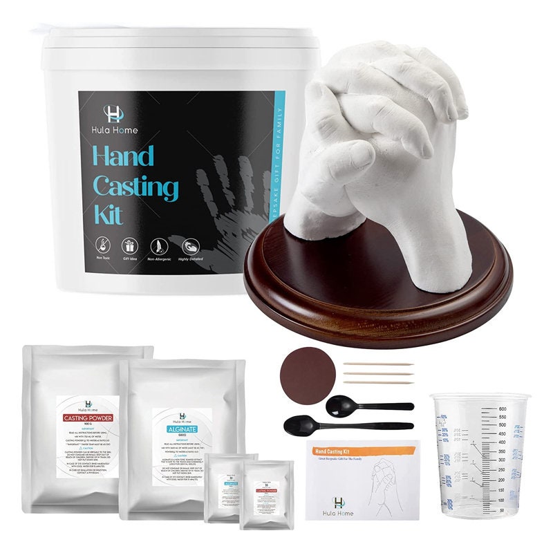 Adult Couples 3d Hand Casting Kit Moulding Anniversary Gift Idea 豪華