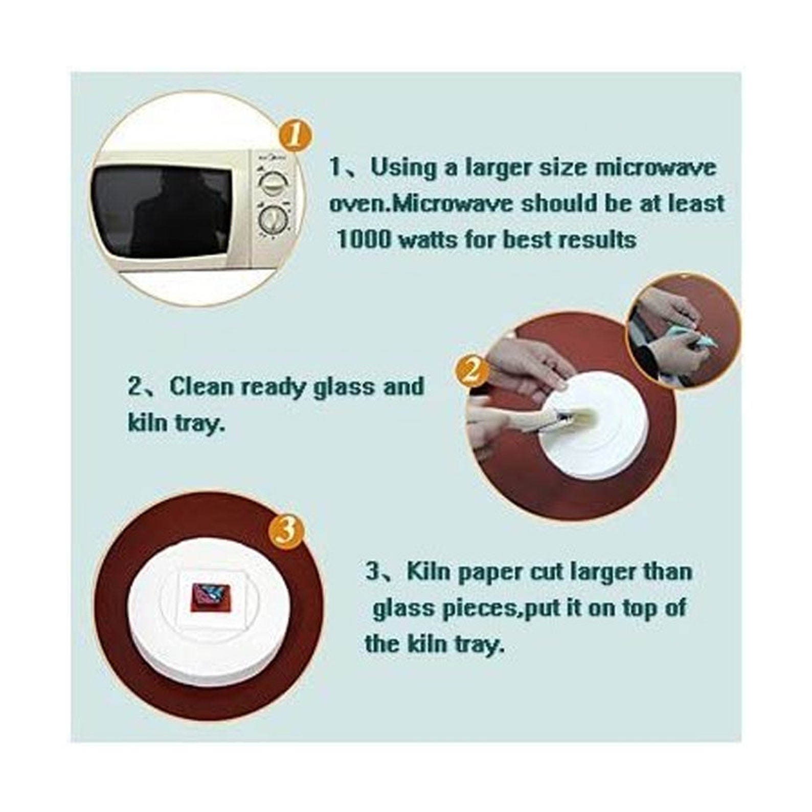 Extra Large Microwave Kiln Kit for Fusing Glass Kiln 9pcs Set Etsy