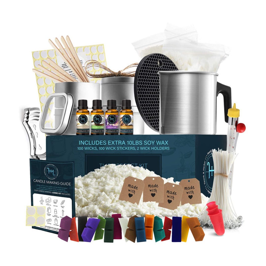 Hearth & Harbor DIY Candle Making Kit for Adults and Kids 