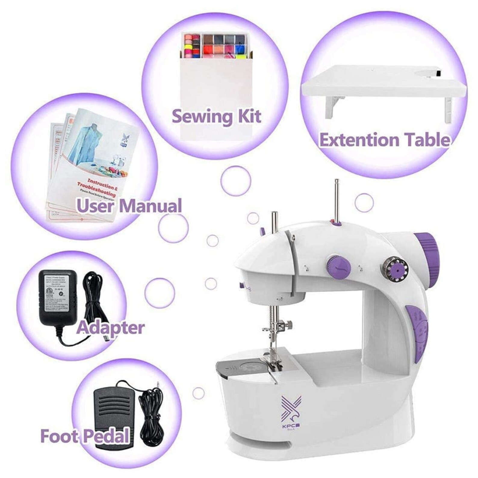 Varmax Sewing Machine With Extension Table and Sewing Kit Etsy