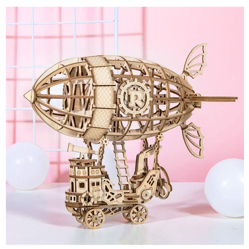 Build Your Own 3D Wooden Assembly Puzzle Wood Craft Kit Etsy