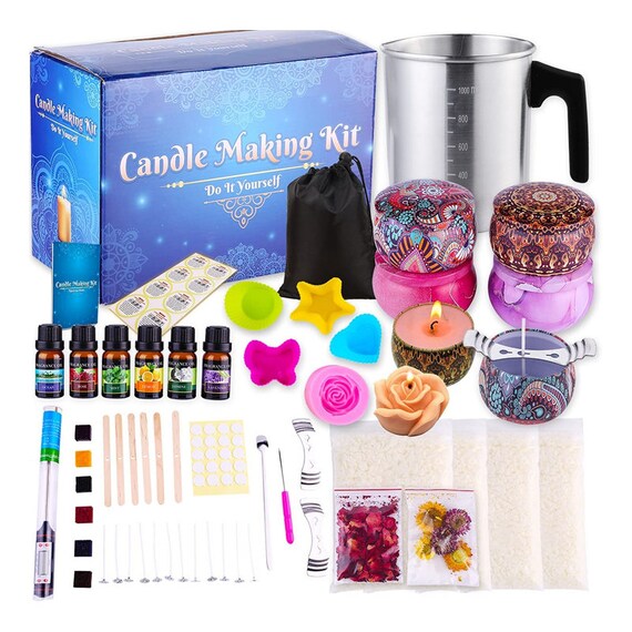 Catcrafter Scented DIY Candle Making Kit Soy Wax Candle Kit Art Craft  Supplies & Materials for Adults With Candle 