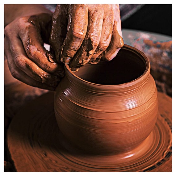 Moist Pottery Clay