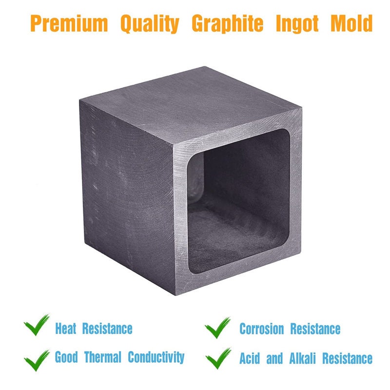 Ingot Mold, 60ml Capacity Crucible Mould, 2packs Metal Casting Molds for  Casting Melting Refining 