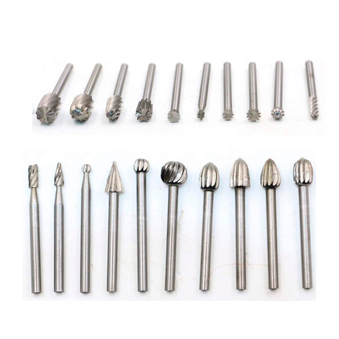 20Pc Carbide Router Bit Set Tungsten Carbide Rotary Burr Set Etsy