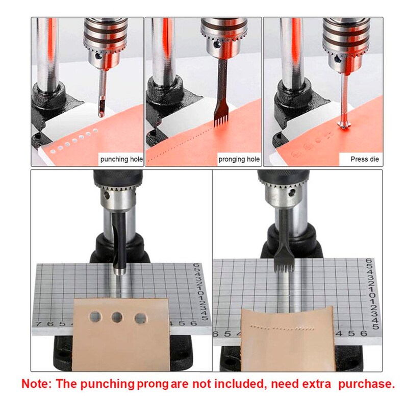 Leather Hole Puncher Hand Punching Machine Manual Press Etsy