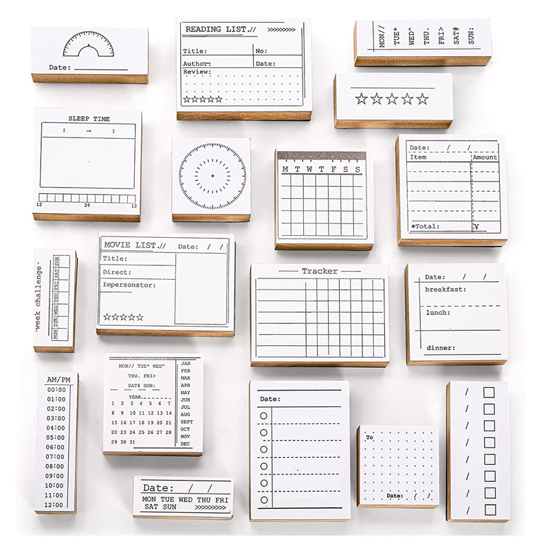 Journal Stamps For Bullet Journaling