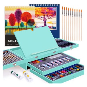 101 Piece Deluxe Easel Art Set by Artist's Loft™ Necessities