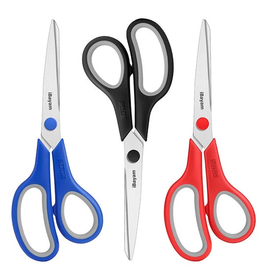 Small Scissors All Purpose,3.5 Inch Mini Sharp Scissors for  Beauty/Sewing/Crafts(2 Pack)