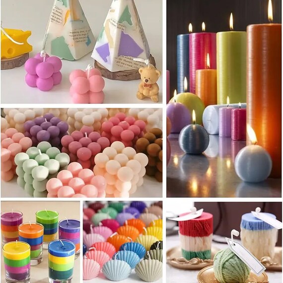 EricX Light Candle Color Dye,24 Color Wax Dye for Candle Making