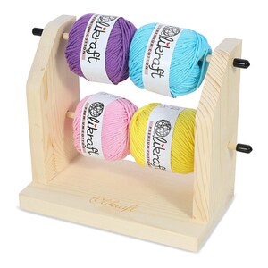 Wool Jeanie the Magnetic Yarn Ball Holder Which Feeds by Revolving