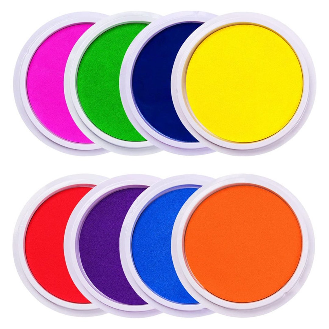 1pc Retro Color Stamp Pads Washable Ink Pads For Kids Craft Ink Stamp Pads  For Rubber Stamps Paper Scrapbooking Wood Fabric