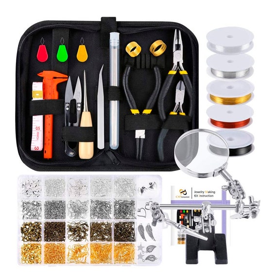 Jewelry Making Supplies Wire Wrapping Kit With Instruction, Jewelry Beading  Tools, Jewelry Wire, Helping Hands 