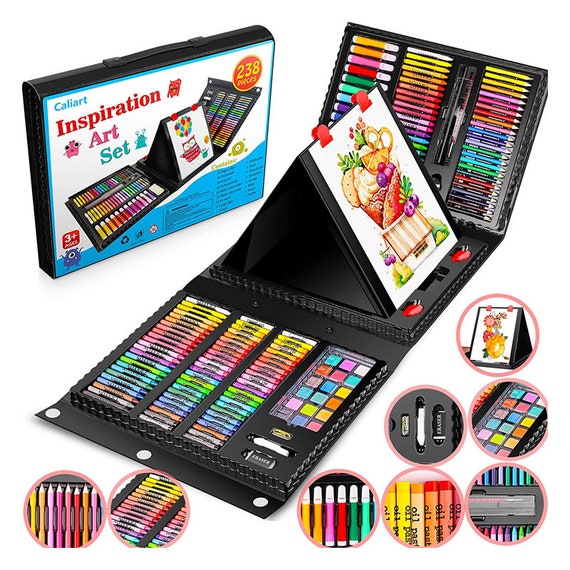 238 Pack Art Set, Deluxe Art Supplies Painting Coloring Set Craft Kids' Drawing  Kits, Portable Art Case Gift for Adults Artists Beginners 