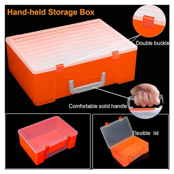 4X6 Photo Storage Box Pictures Organizers Case Photo Keeper Container Box  Seed Storage Organizer Craft Storage Box 