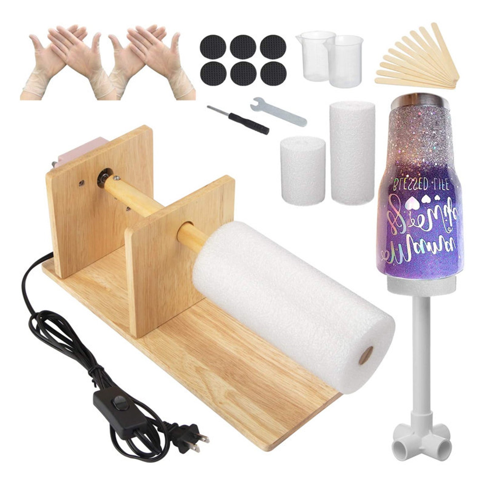 Etrech Cup Turner for Tumblers Tumbler Turner Machine Spin Etsy