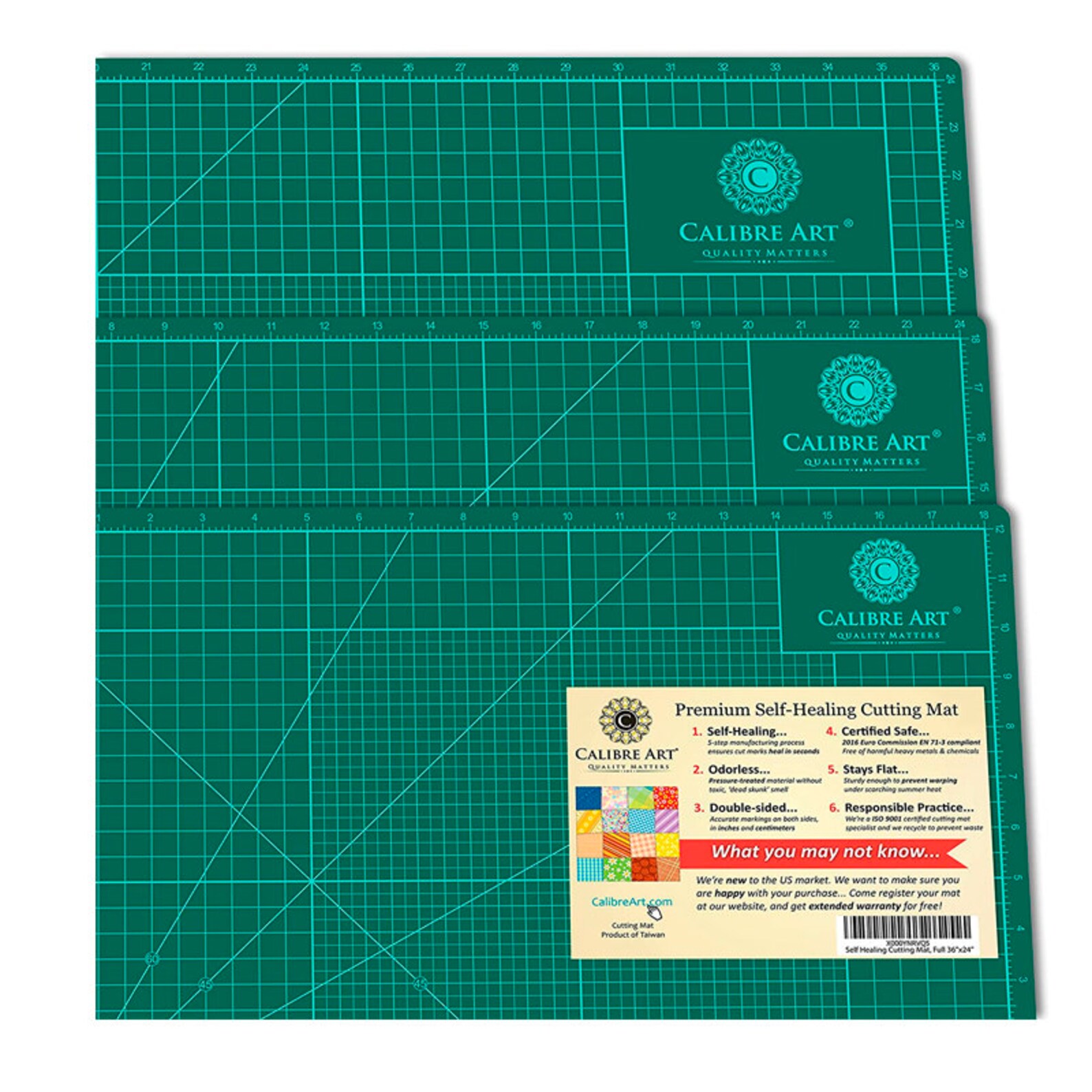 Calibre Art Self Healing Rotary Cutting Mat Full 24x36 Etsy