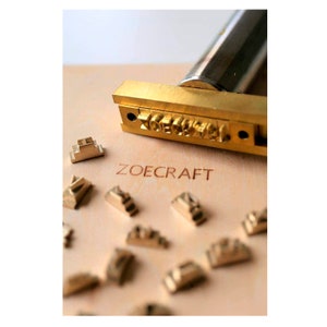 26 Interchangeable A-Z Alphabet Letter Stamp With T-slot Holder/customized  Brass Leather Stamp/leather Stamp/wood Stamping 