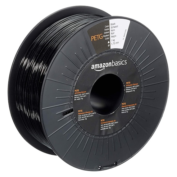 Buy Basics PETG 3D Printer Filament, 1.75mm, Black, 1 Kg Spool Online in  India 