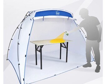 Spray Paint Tent, Large Spray Shelter With 4 X Painters Pyramid 