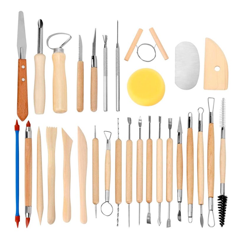 10pcs/set Solid Color Clay Tool Kit, Professional Multi-purpose Pottery  Sculpting Tool For Carving, Ceramics, Molding