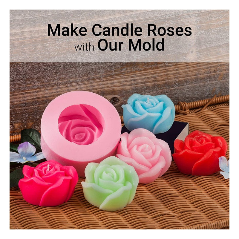 Buy DIY Soy Candle Making Kit for Adults With Big Glass Candle Jars Candle  Making Supplies Candle Rose Mold Online in India 
