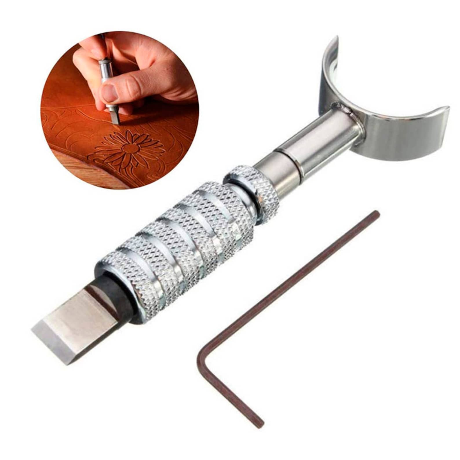 Techson Swivel Knife Leather DIY Carving Cutting Tool Set Etsy