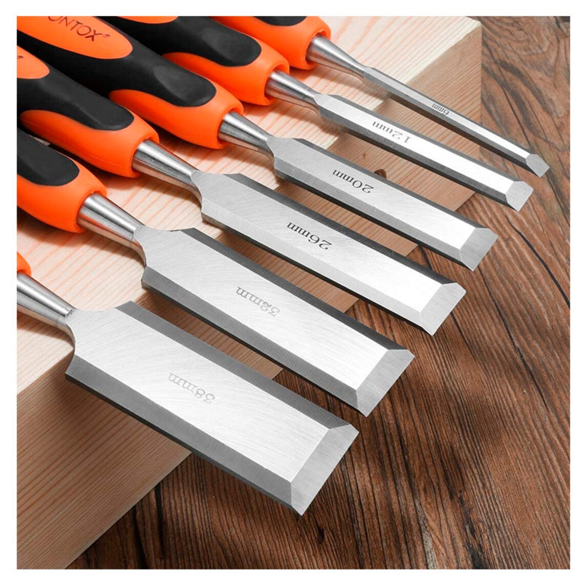 Chisel Sets With 8pc Wood Chisel Honing Guide & Sharpening Etsy