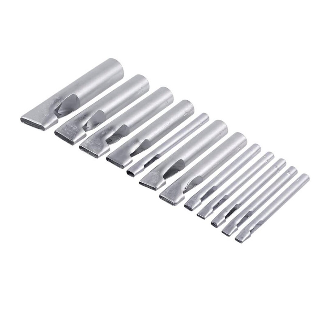 12 Pcs Leather Craft Hole Punch Set 2mm to 5mm Etsy