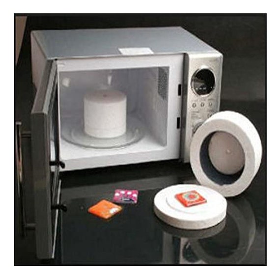 1Pcs Ceramic Fibre Small Microwave Kiln for Glass Fusing Supplies