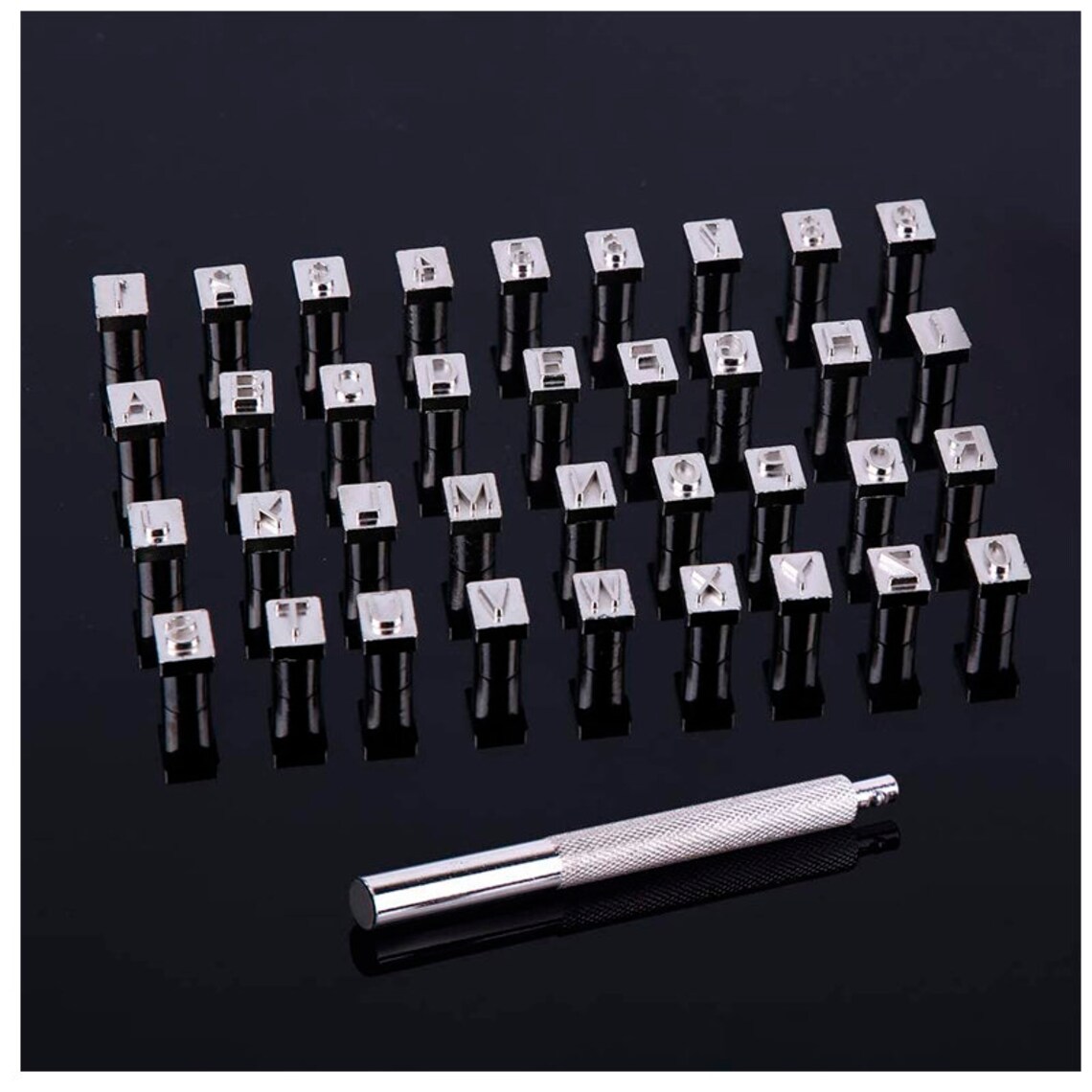 Leather Stamps Alphabet Set 3mm Alphabet Stamp Tools Set Etsy