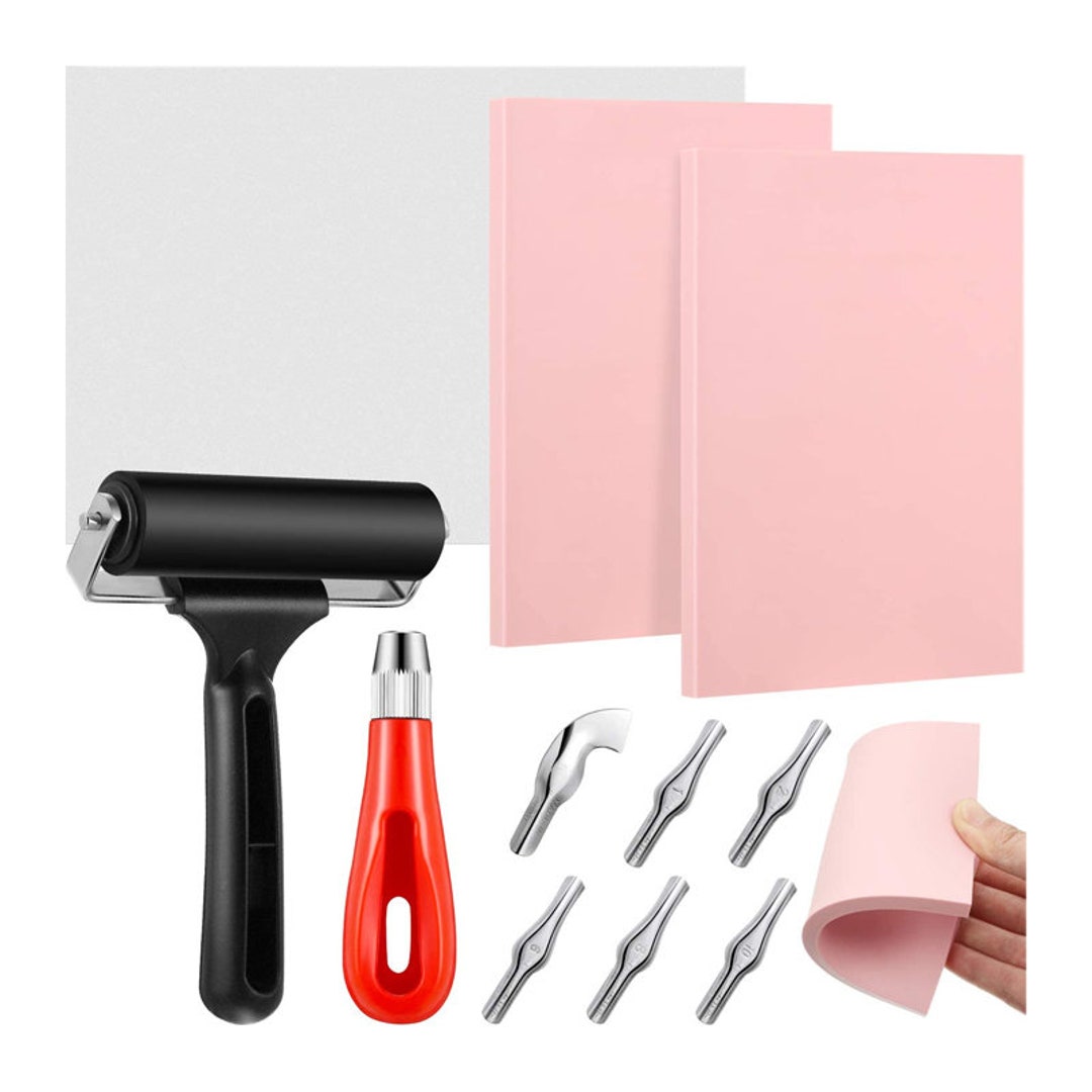 Rubber Stamp Making Kit Block Printing Starter Tool Kit Etsy