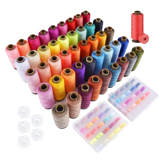 24 Colors DIY Crafting Sewing Thread Assortment Coil Polyester