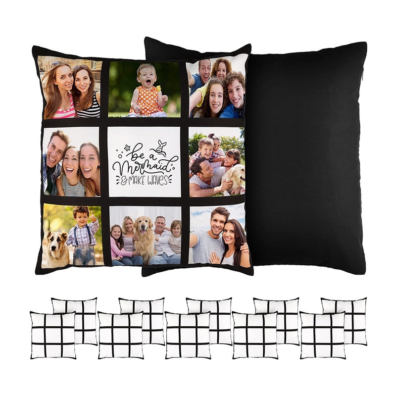 Sublimation Blanks Panel Pillow Case DIY Polyester Cushion Etsy UK
