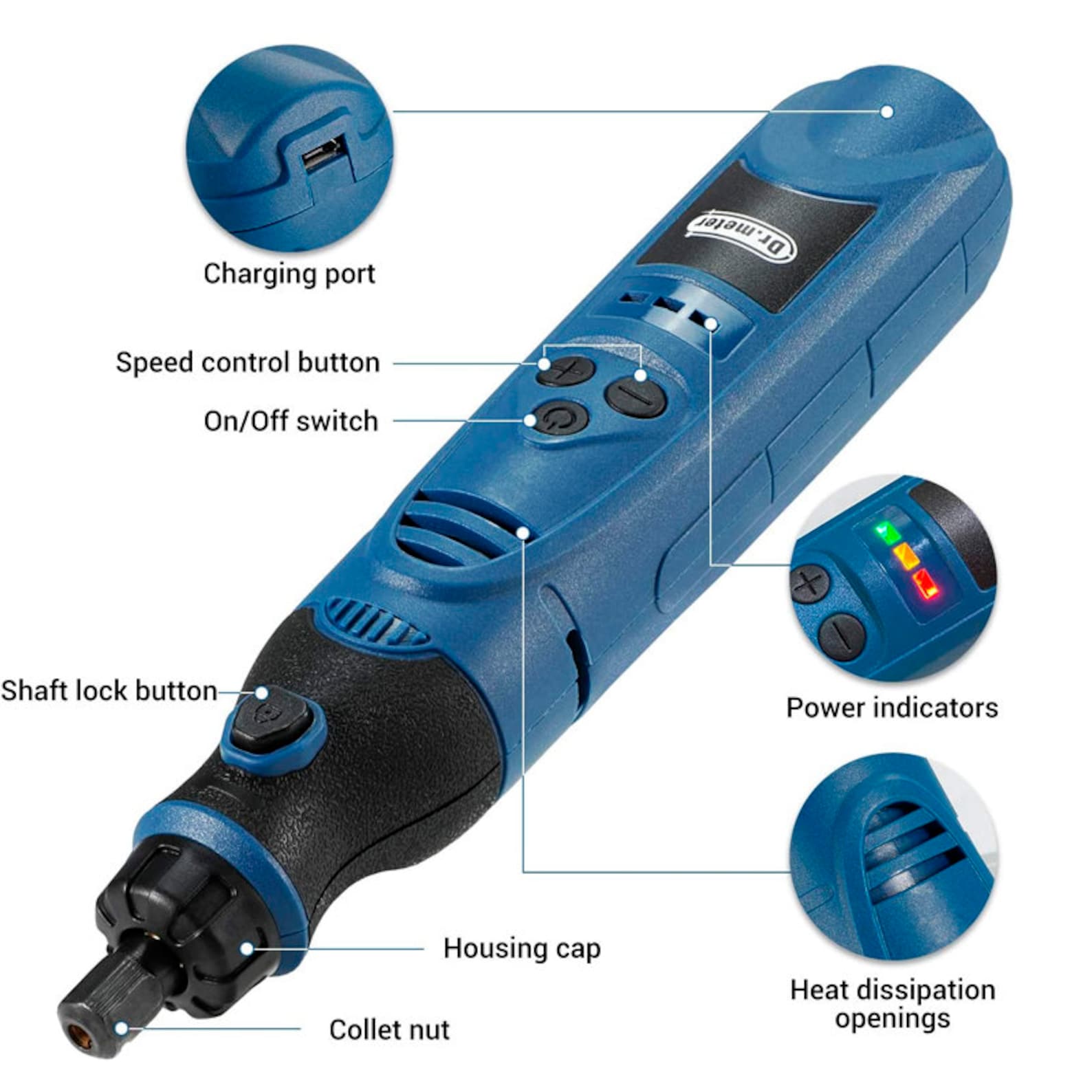 Power Rotary Tool 3.7V Mini Electric Cordless Rotary Tool Kit Etsy