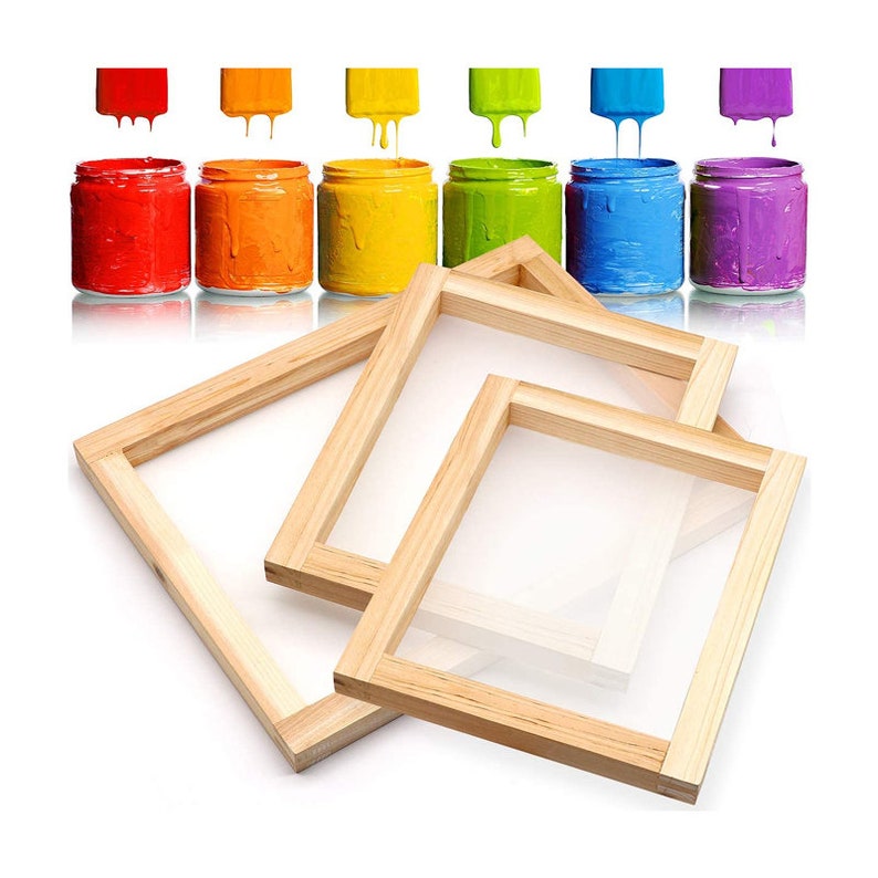 21 Pieces Screen Printing Starter Kit Angela&alex 10 X 14 Etsy