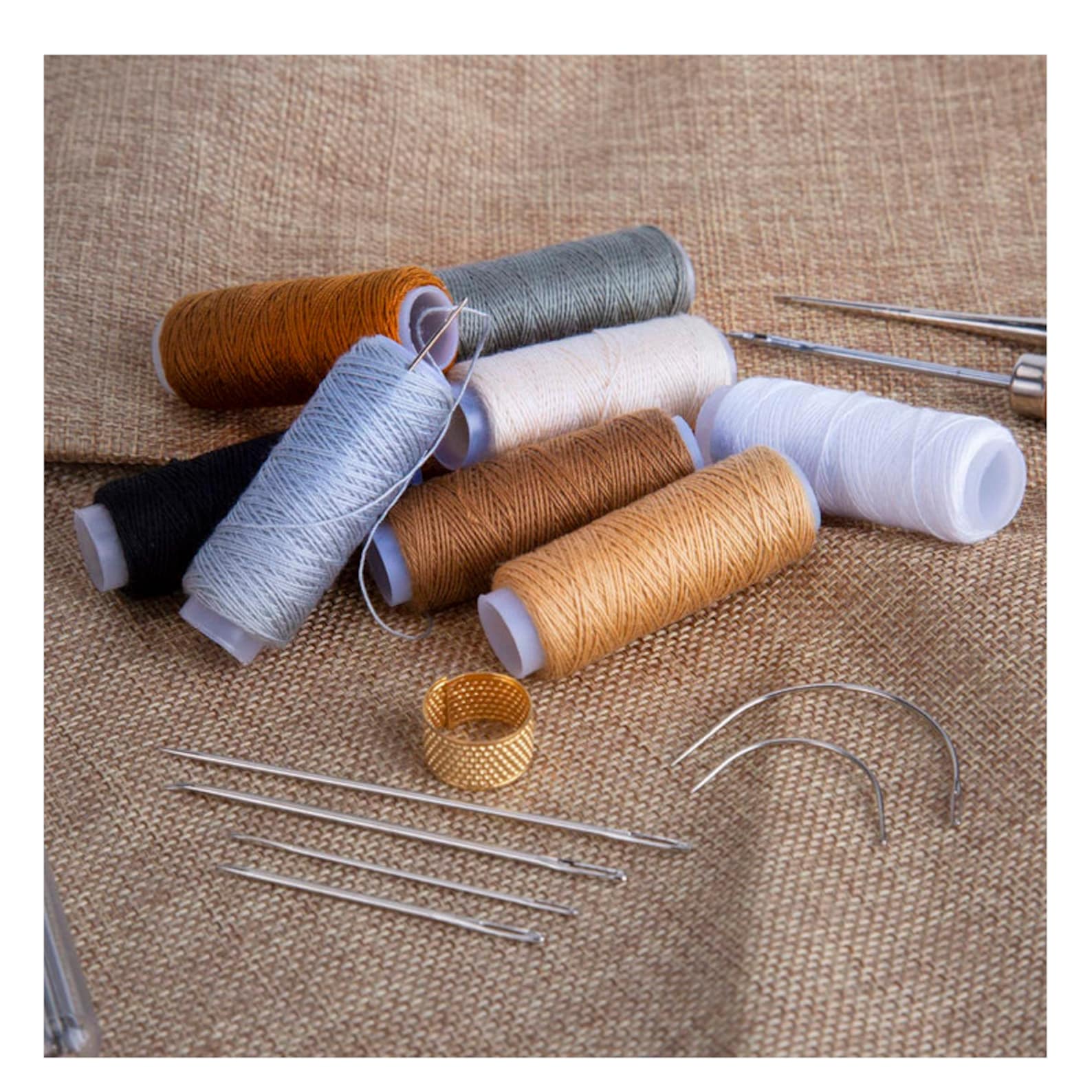 AIEX 29pcs Upholstery Repair Kit Leather Hand Sewing Needles Etsy