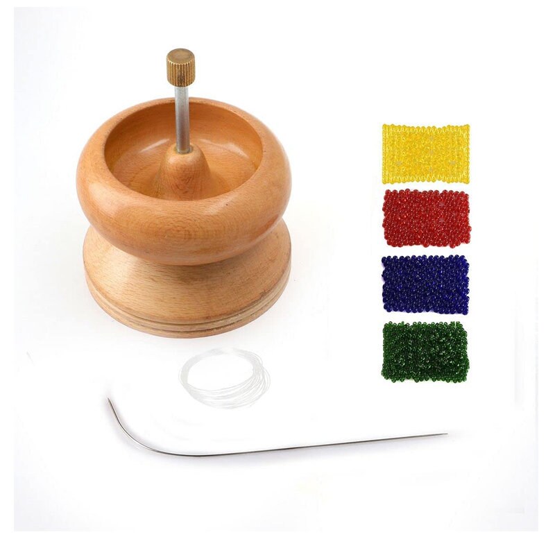 Wooden Bead Spinner Bowl Perfect Bead Spinner for Jewelry Making