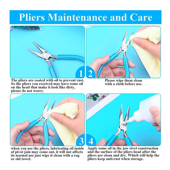 3pcs Jewelry Making Pliers Set - Needle Nose, Chain Nose, Round Nose & Wire  Cutter - Perfect for Jewelry Repair, Wire Wrapping & Crafts
